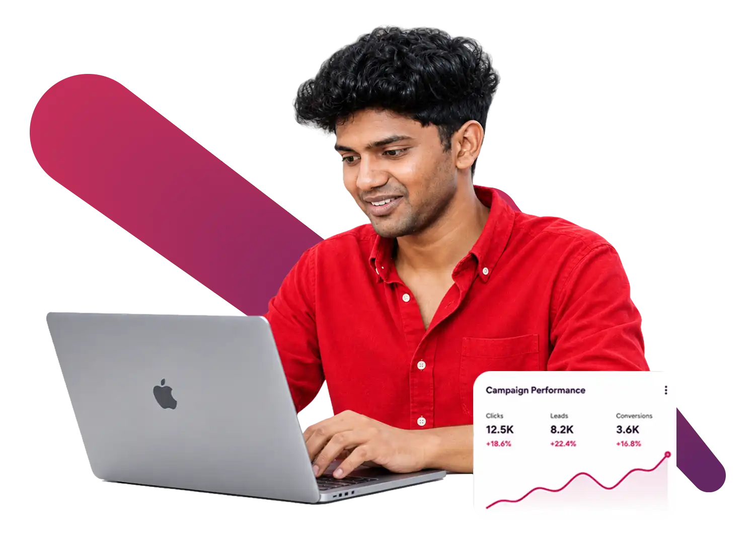 Placedex professional working on a laptop